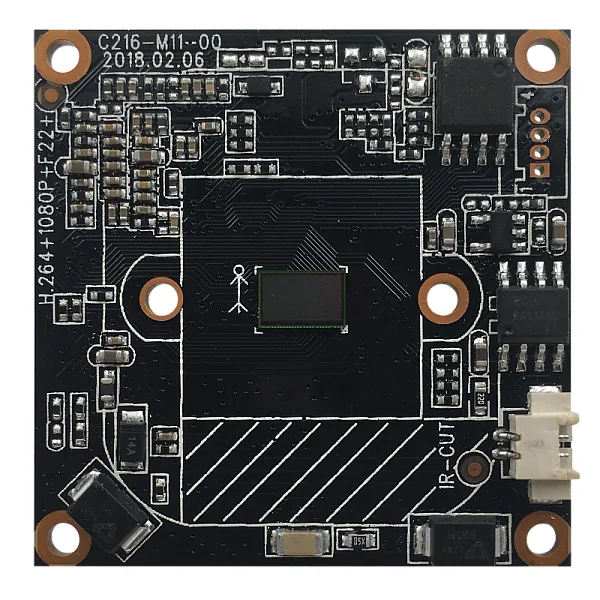 ST-2100 IP, объектив 2.5mm, 1MP, внутренняя, бескорпусная, 12 В