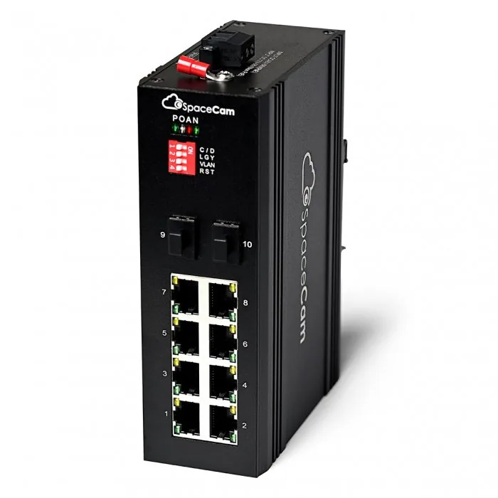 SC-I-8GP-240-2G(A) (SpaceCam). Сетевой PoE коммутатор