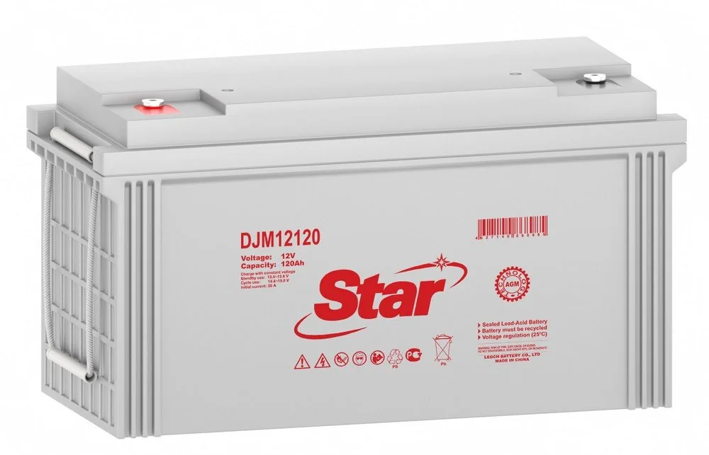STAR DJM12120. Аккумулятор герметичный свинцово-кислотный — фото 1 из 2