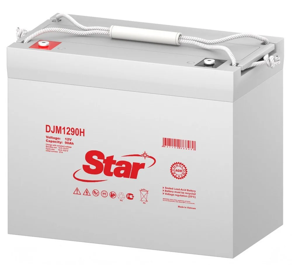 STAR DJM1290H. Аккумулятор герметичный свинцово-кислотный — фото 2 из 2
