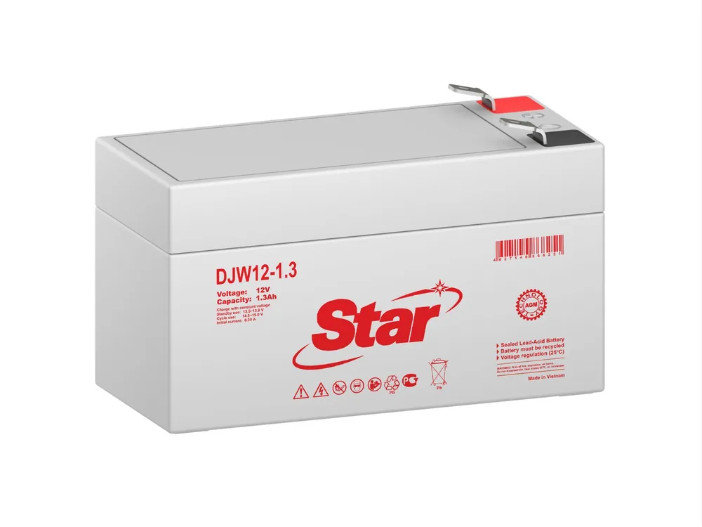 STAR DJW12-1.3. Аккумулятор герметичный свинцово-кислотный — фото 2 из 2