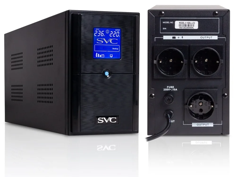 SVC V-1500-L-LCD. Источник бесперебойного питания