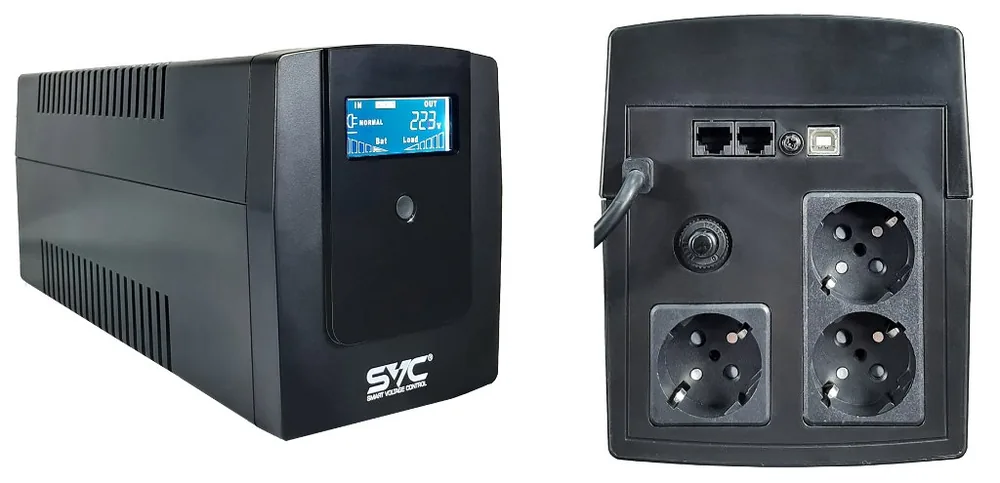 SVC V-1500-R-LCD. Источник бесперебойного питания