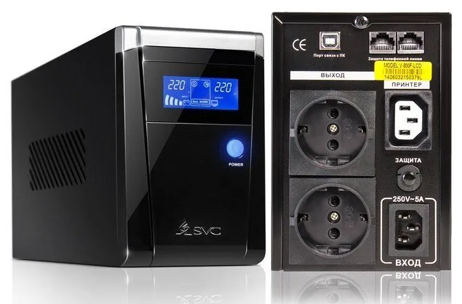 SVC V-800-F-LCD. Источник бесперебойного питания