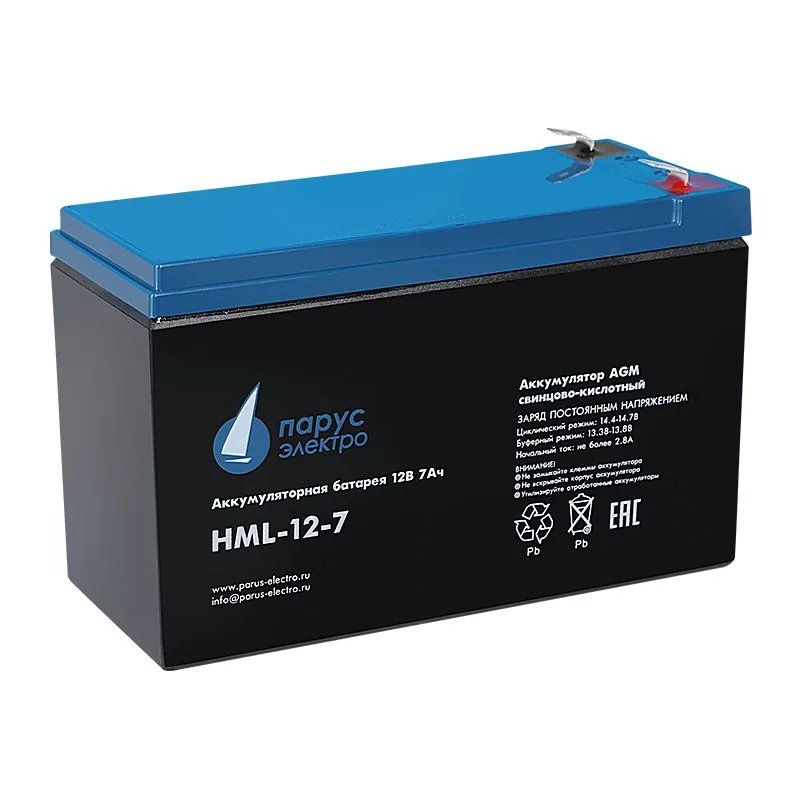 Батарея аккумуляторная HML-12-7