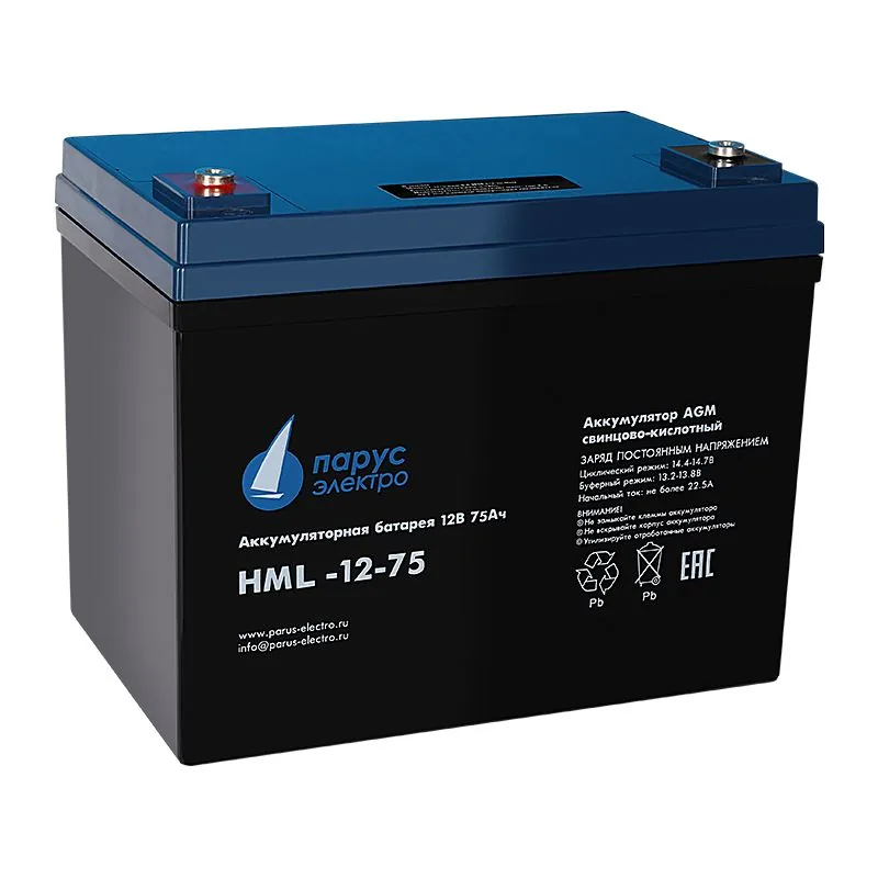 Батарея аккумуляторная HML-12-75