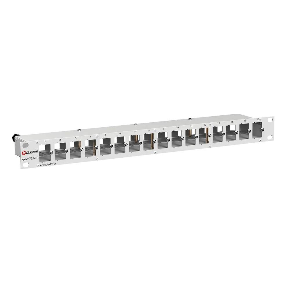 Каркас для установки в стойку устройств защиты портов в сети Ethernet с питанием РоЕ Крейт УЗЛ-ЕП