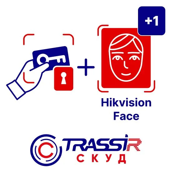 Программное обеспечение TRASSIR СКУД +1 HikVision Face — фото 2 из 2