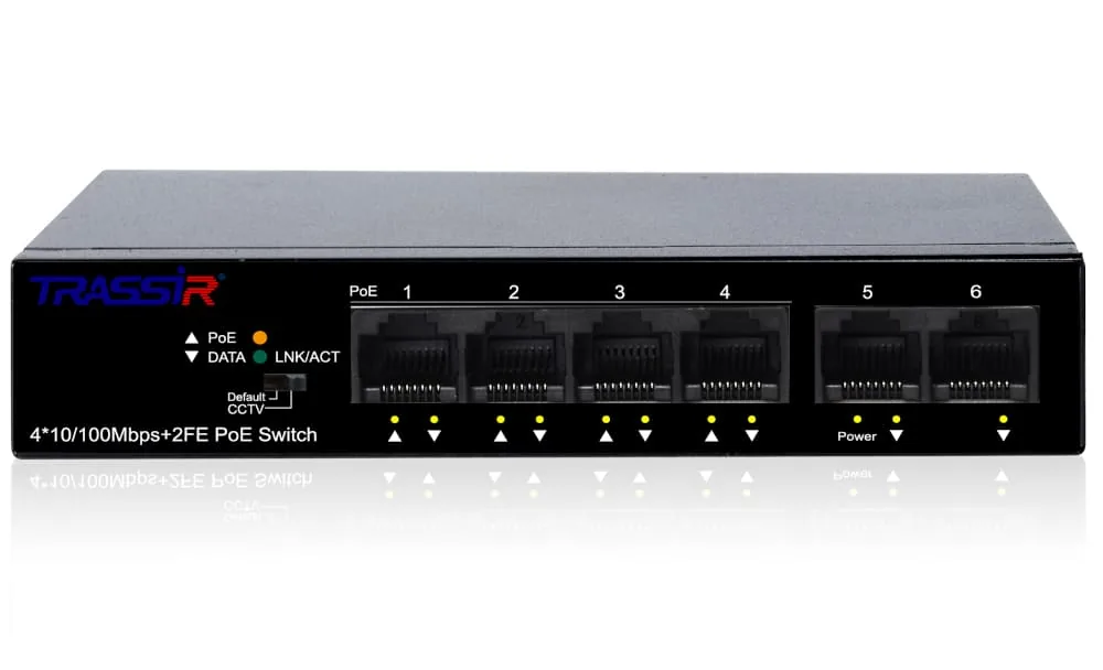 TR-NS1106-60-4POE. Коммутатор с PoE