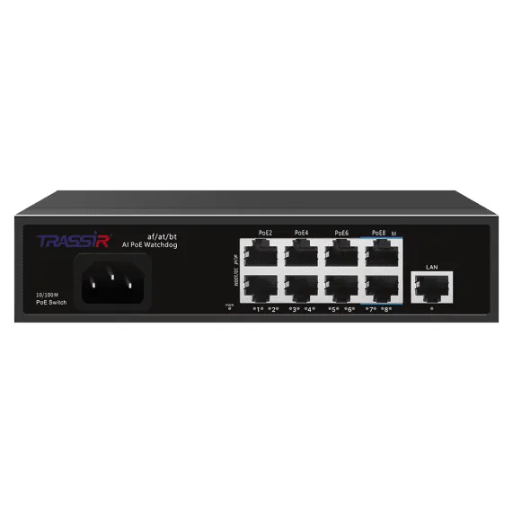 TR-NS1109-120-8PoE. Коммутатор с PoE