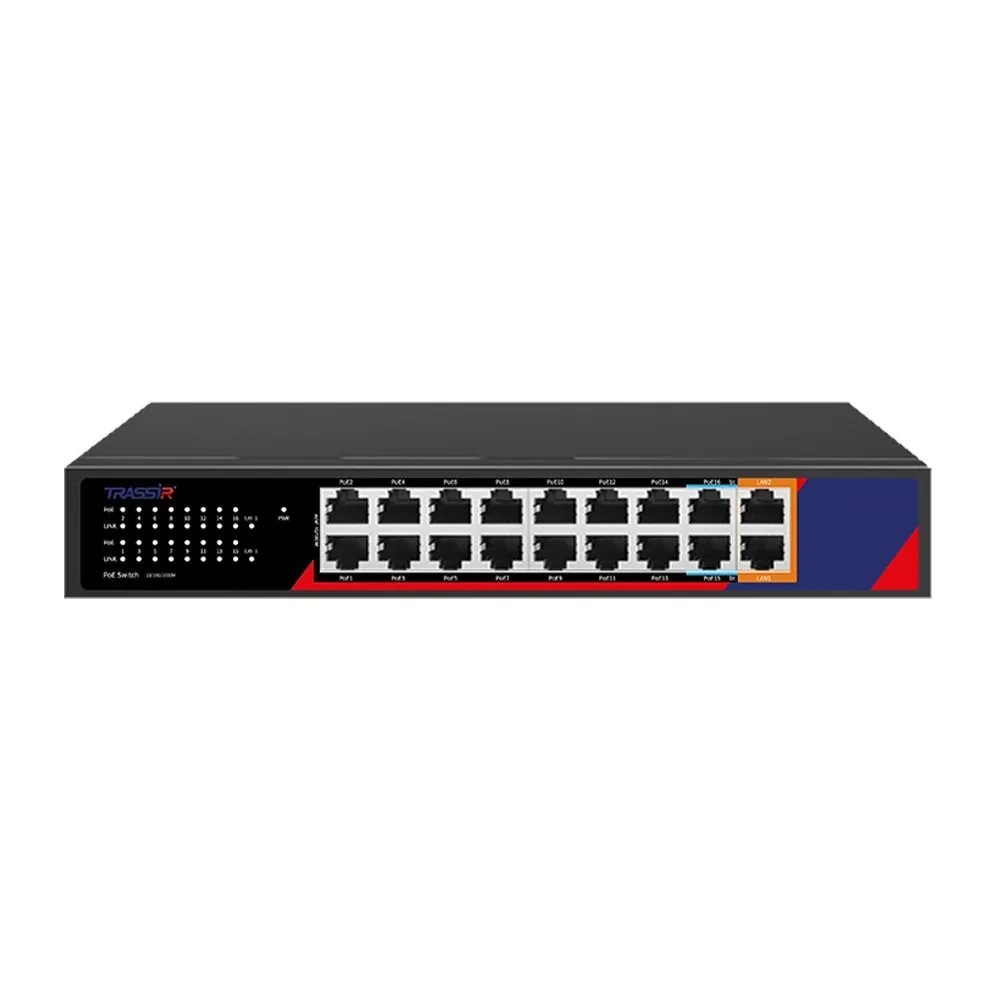TR-NS1118-240-16POE. Коммутатор с PoE
