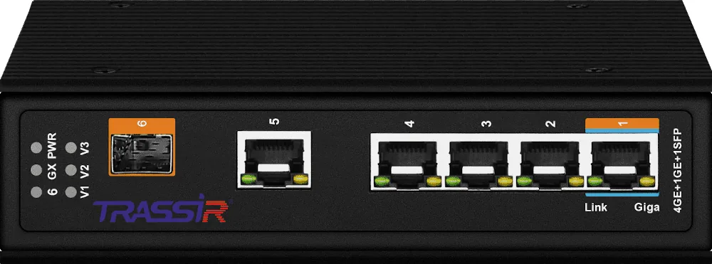 TR-NS15061S-150-4POE. Коммутатор с PoE
