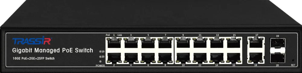 TR-NS24202S-300-16PoE. Коммутатор с PoE