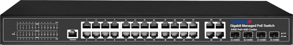 TR-NS24284C-400-24PoE. Коммутатор с PoE