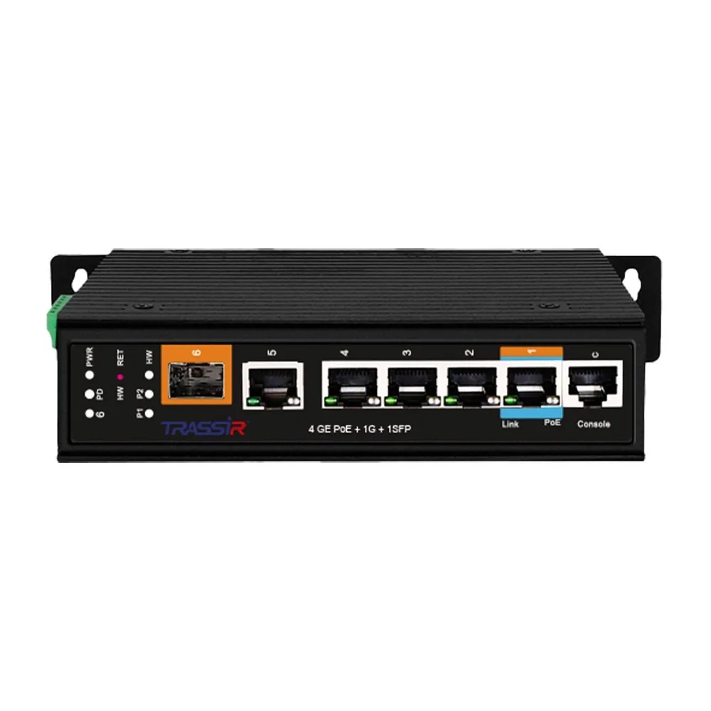 TR-NS25061S-180-4POE. Коммутатор с PoE