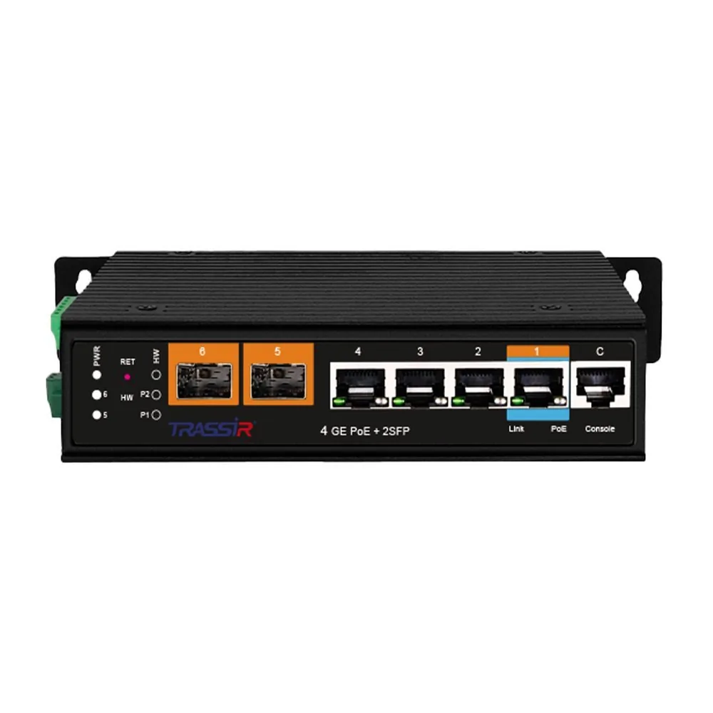TR-NS27062S-250-4POE. Коммутатор с PoE