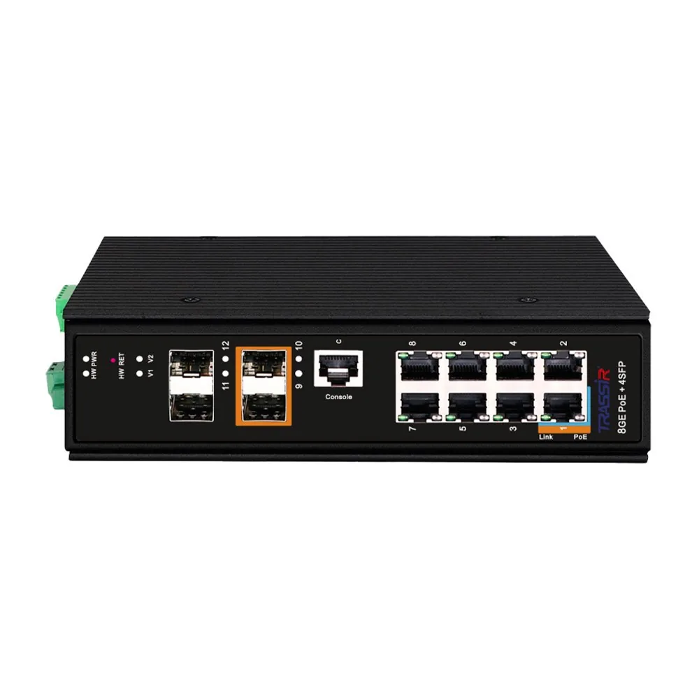 TR-NS27124S-360-8POE. Коммутатор с PoE