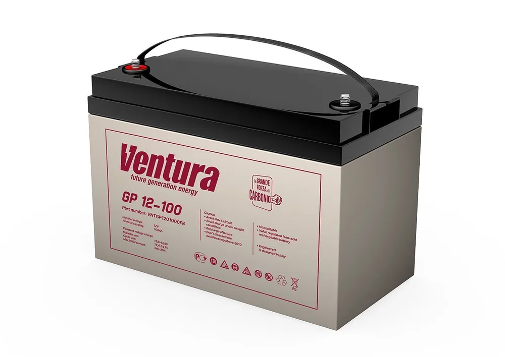 Ventura GP 12-100. Аккумулятор герметичный свинцово-кислотный