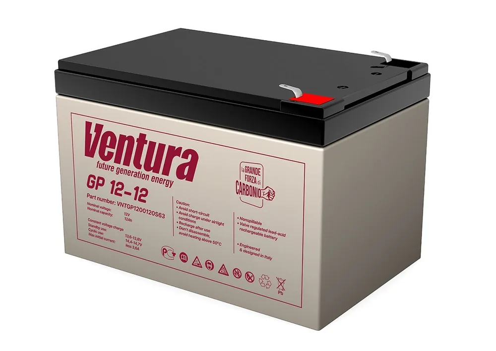 Ventura GP 12-12. Аккумулятор герметичный свинцово-кислотный
