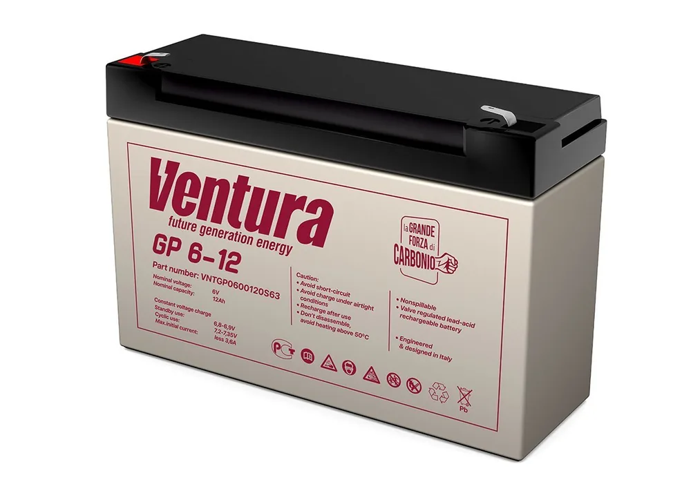 Ventura GP 6-12. Аккумулятор герметичный свинцово-кислотный