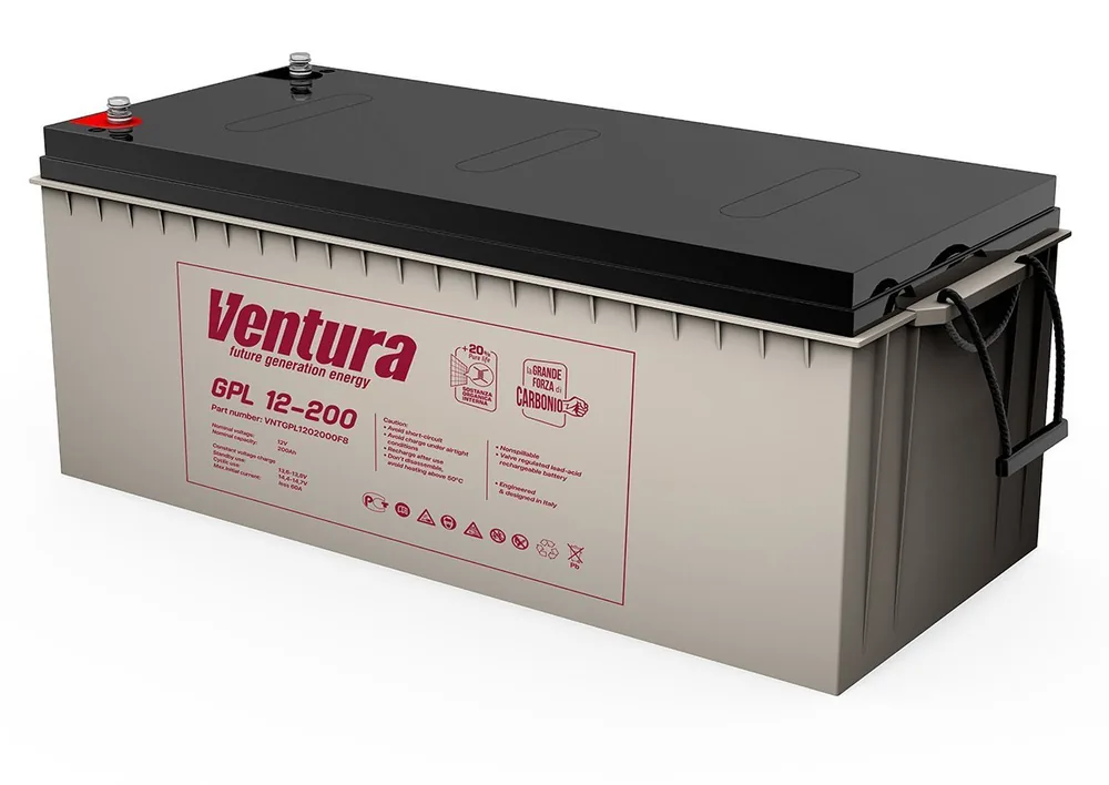 Ventura GPL 12-200. Аккумулятор герметичный свинцово-кислотный