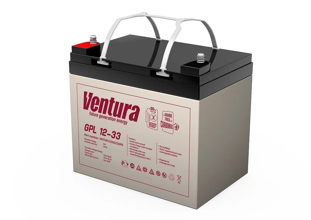 Ventura GPL 12-33. Аккумулятор герметичный свинцово-кислотный