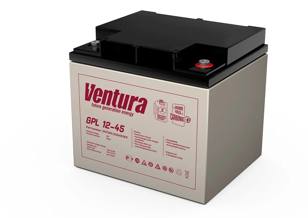 Ventura GPL 12-45. Аккумулятор герметичный свинцово-кислотный