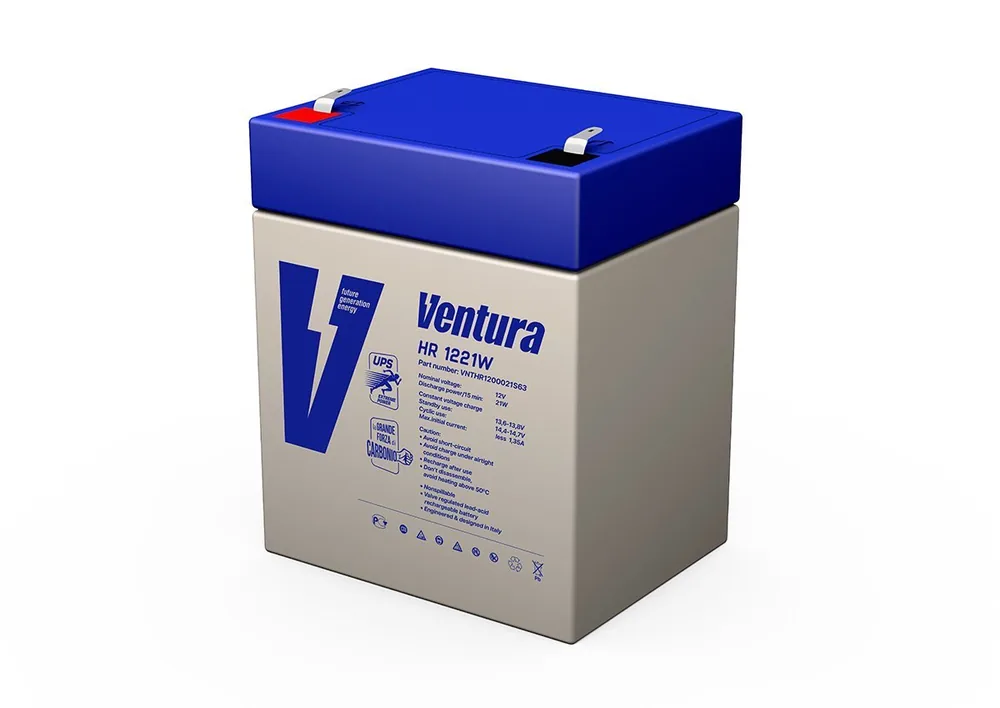 Ventura HR 1221W. Аккумулятор герметичный свинцово-кислотный