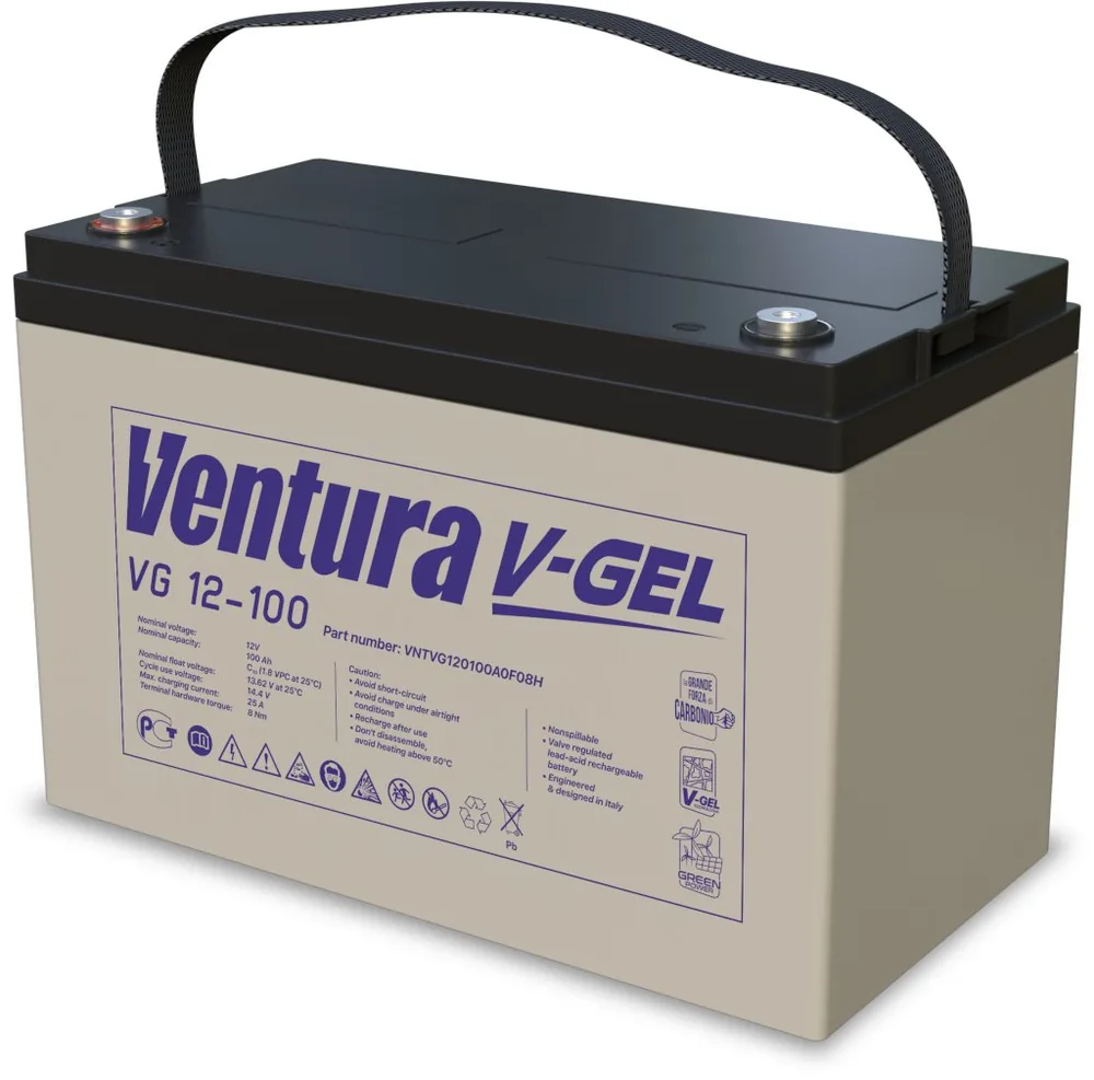 Ventura VG 12-100. Аккумулятор герметичный свинцово-кислотный