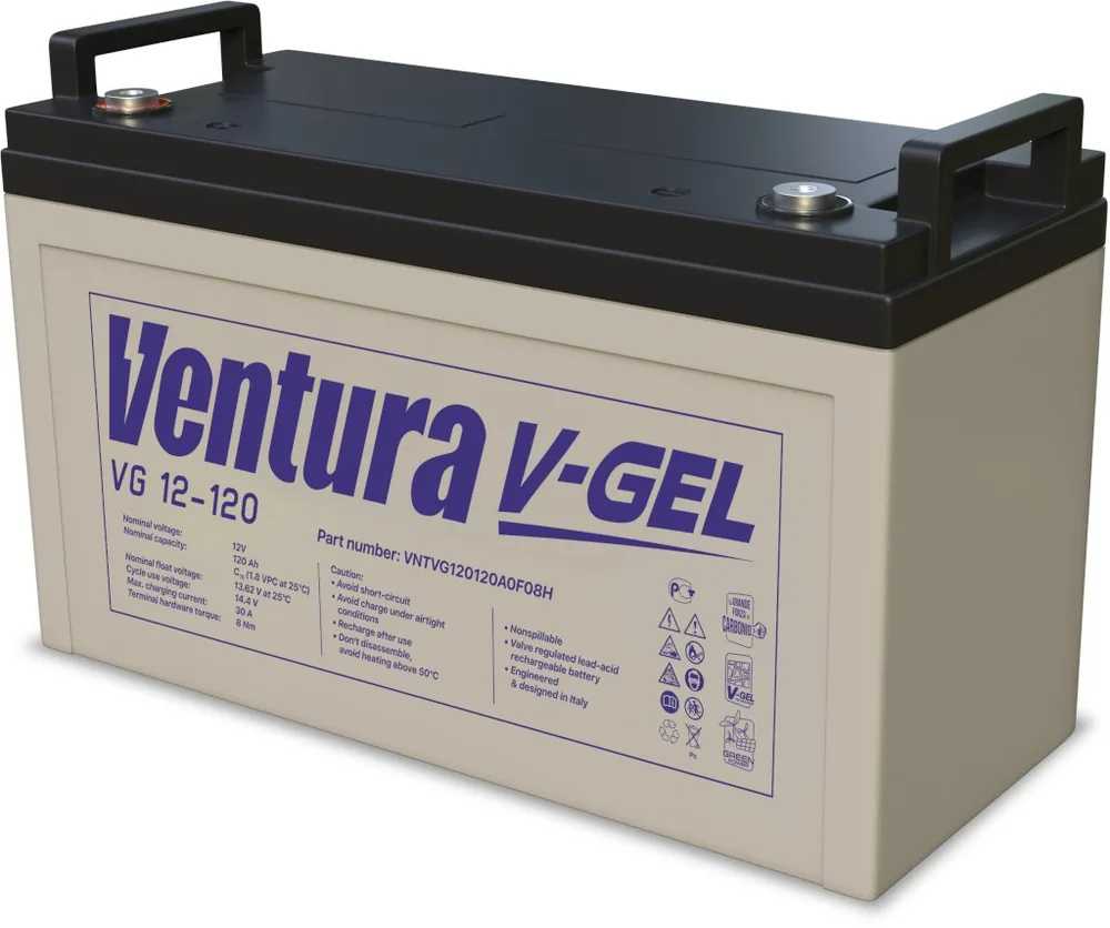 Ventura VG 12-120. Аккумулятор герметичный свинцово-кислотный