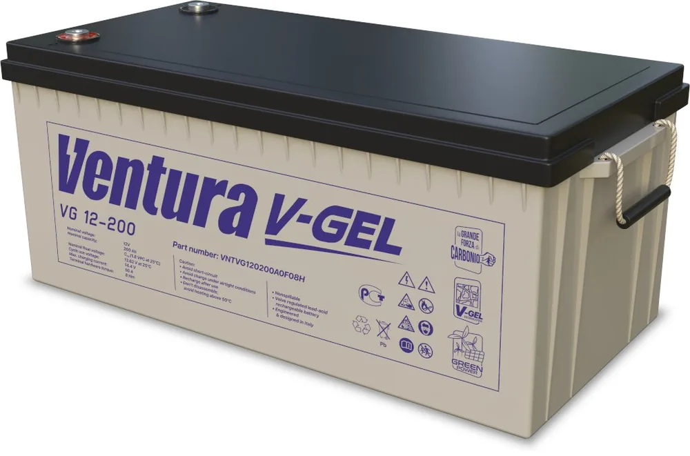 Ventura VG 12-200. Аккумулятор герметичный свинцово-кислотный
