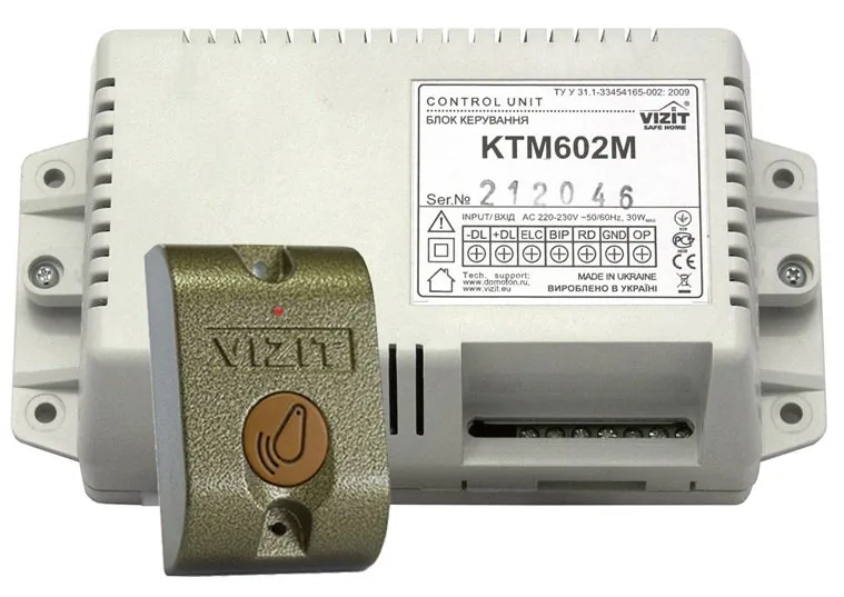 VIZIT-KTM602R. Контроллер для ключей RF