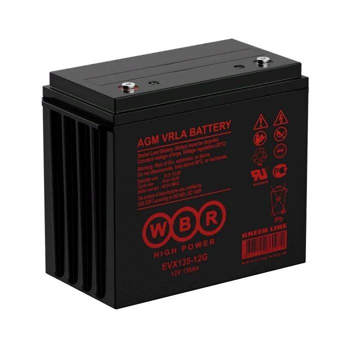 WBR EVX135-12G. Аккумулятор герметичный свинцово-кислотный
