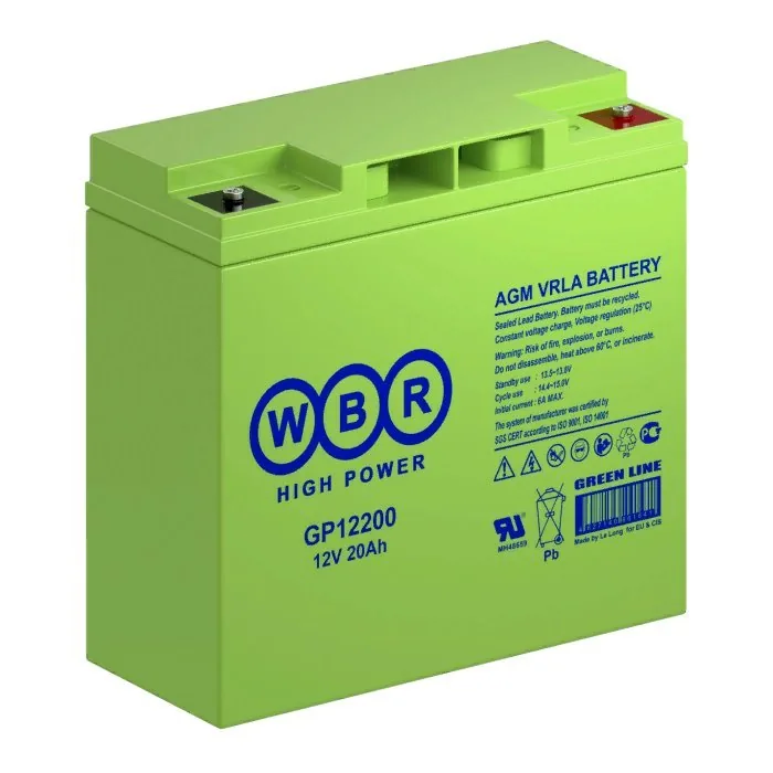WBR GP12200. Аккумулятор герметичный свинцово-кислотный
