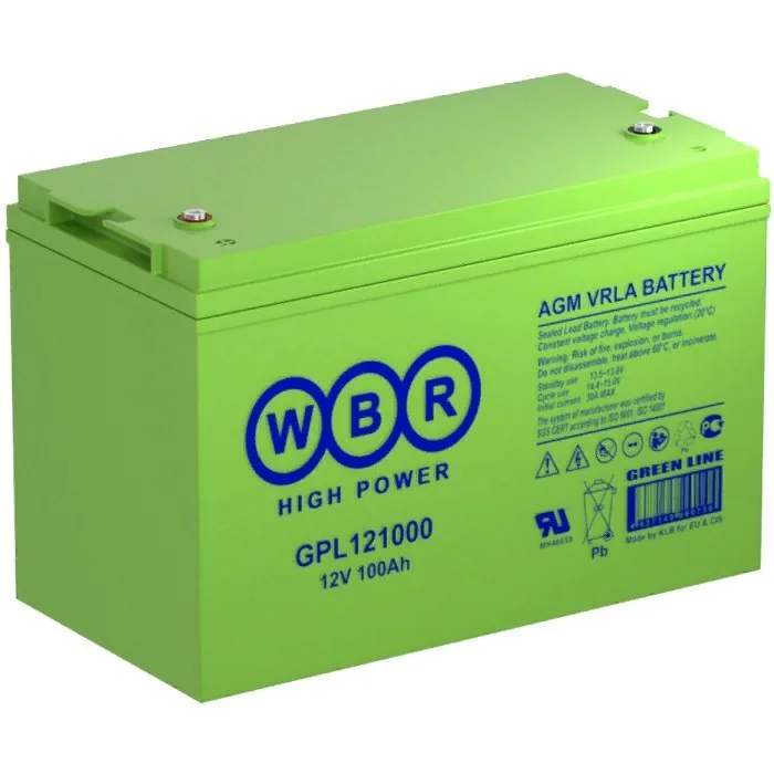 WBR GPL121000. Аккумулятор герметичный свинцово-кислотный