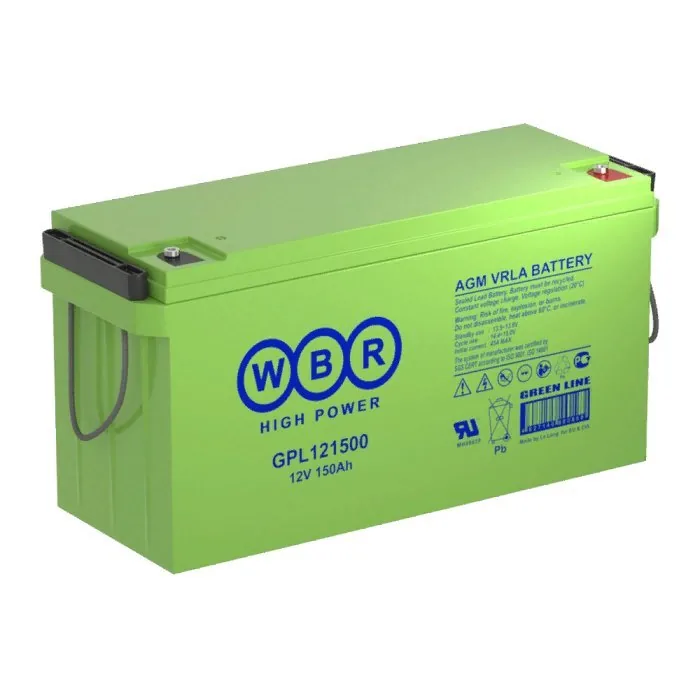 WBR GPL121500A. Аккумулятор герметичный свинцово-кислотный