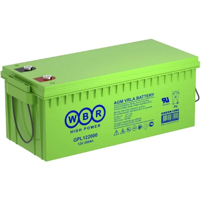 WBR GPL122000. Аккумулятор герметичный свинцово-кислотный