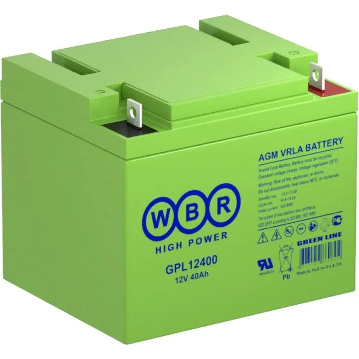 WBR GPL12400. Аккумулятор герметичный свинцово-кислотный