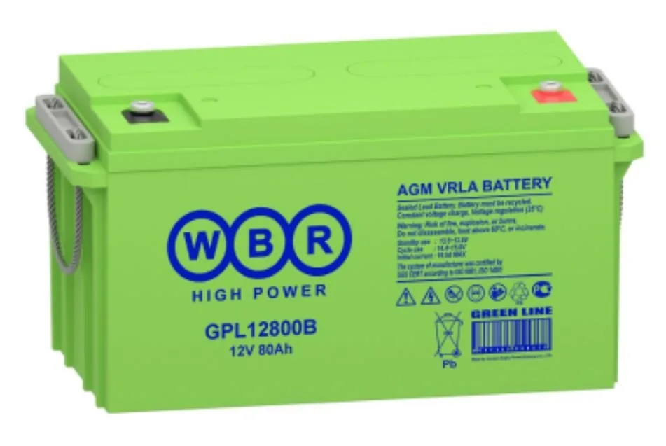 WBR GPL12800B. Аккумулятор герметичный свинцово-кислотный