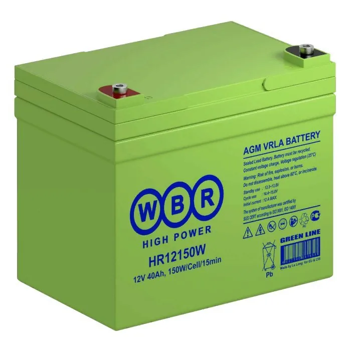 WBR HR12150W. Аккумулятор герметичный свинцово-кислотный