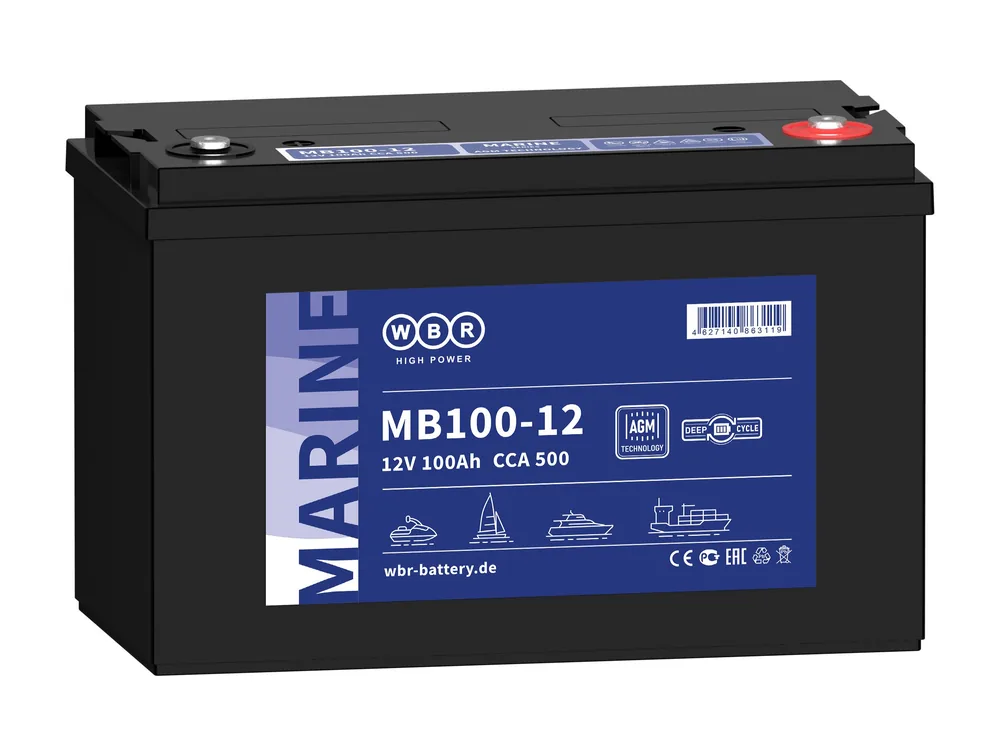 WBR MB100-12. Аккумулятор герметичный свинцово-кислотный — фото 1 из 2
