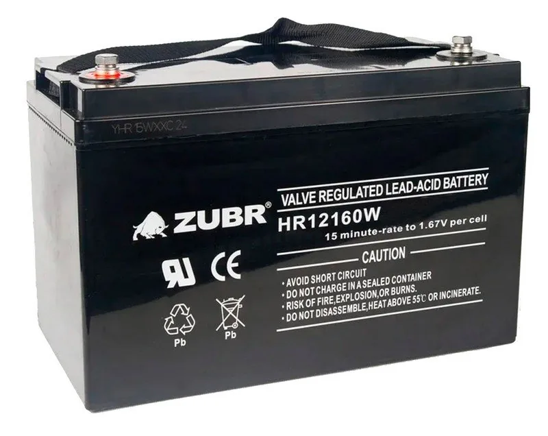 ZUBR HR12-160W. Аккумулятор герметичный свинцово-кислотный