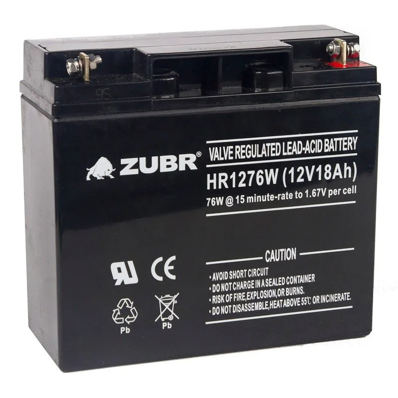 ZUBR HR12-76W. Аккумулятор герметичный свинцово-кислотный